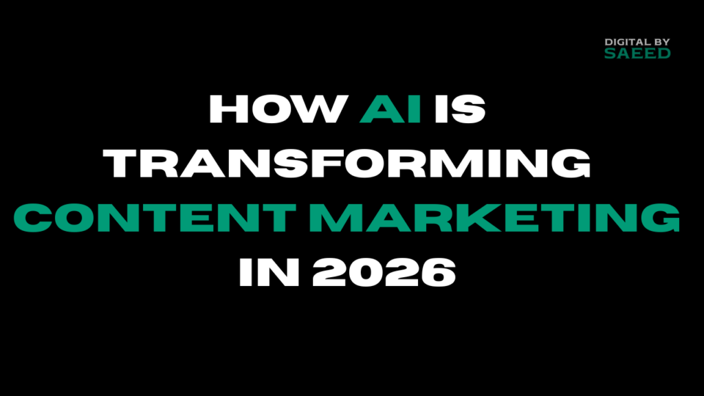 How AI Is Transforming Content Marketing in 2026
